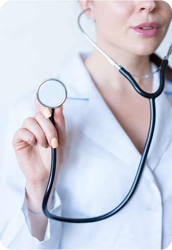 Doctor with stethoscope